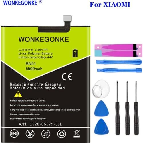 WONKEGONKE Xiaomi Redmi 8 Phone Batteries