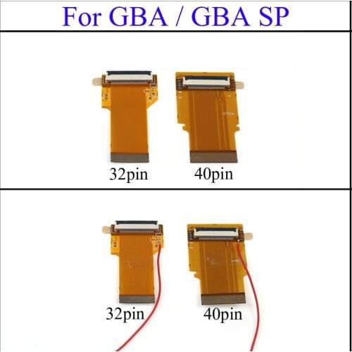 YuXi Replacement 32Pin 40 Pin For Gameboy Advance MOD LCD Backlight Cable Ribbon for GBA SP Backlit Screen Mod