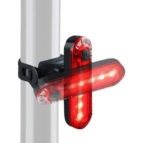 4 Light Mode 4 Light Mode USB Charging Tail Light High Quality IPX4Waterproof Bicycle Taillight 330mAh Bike Accessories