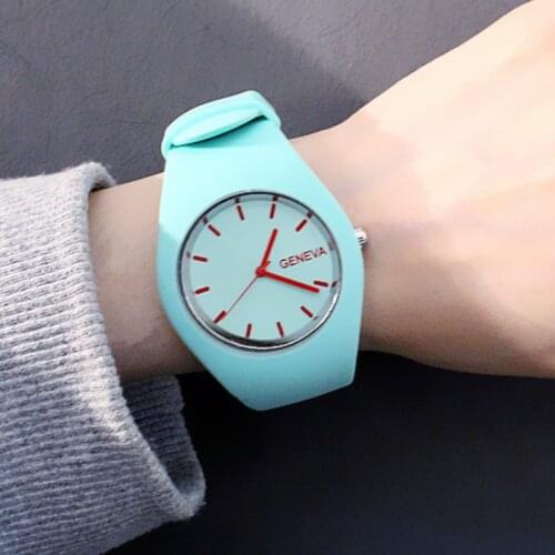 Women Watches Luxury Silicone Watch Jelly Gel Casual Quartz Analog Sports Girls Clocks WristWatch Zegarek часы женские Relogio