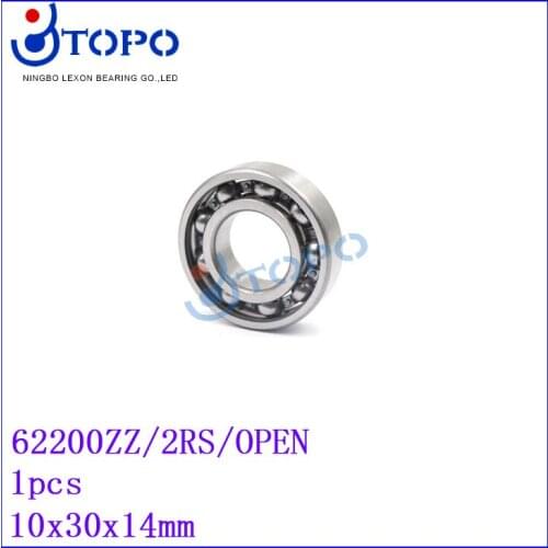 10*30*14mm Deep Groove Ball Bearings62200 /2RS/OPEN