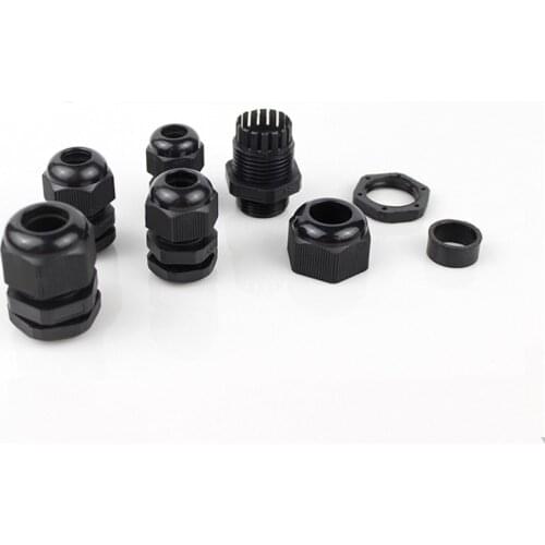 10pcs Nylon Cable Glands For aviation machinery construction communication industry Waterproof Cable Joints Home Accessories