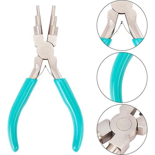 2pcs Jewelry Shaping Bail Making Pliers Hand Tools Nylon Nose Pliers for Jewelry Making Beading Looping Shaping Wire DIY Crafts