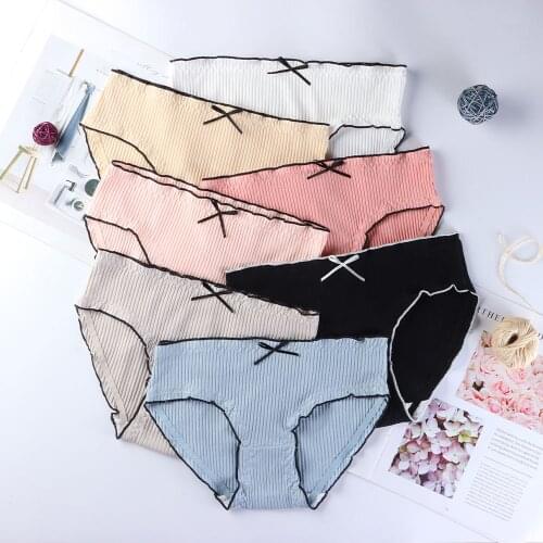 3Pcs/set Underwear Women Cotton Panties Plus Size Sexy Panties Girl Briefs Sexy Lingeries Cotton Shorts Underpants Solid Panty