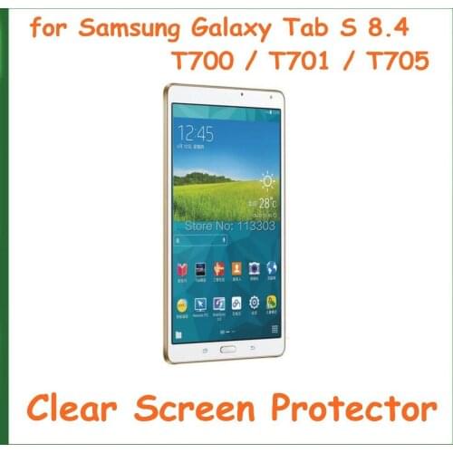 5pcs Ultra Clear Screen Protector Protective Film for Samsung Galaxy Tab S 8.4 T700 T701 T705 No Retail Package