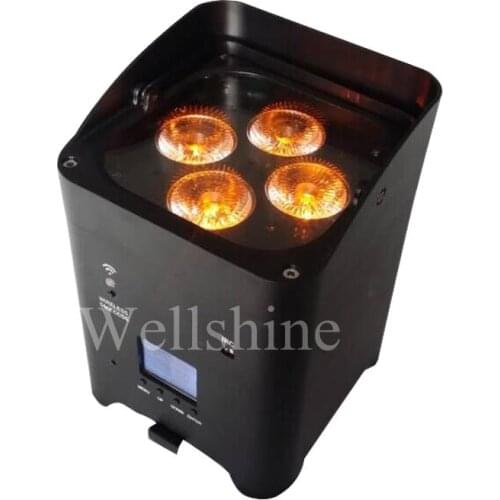 8PCS/ 4pcs x 18W RGBWAUV par led battery wireless LED Uplights Wholesale