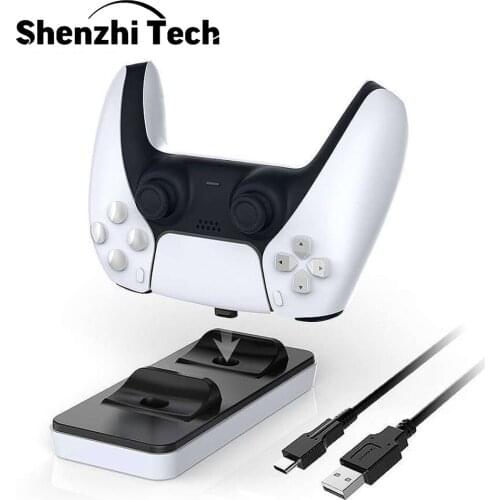Charging for PS5 Controller Dual USB Charging Dock Station For PS5 Playstation 5 Gamepad with Type-C Connector
