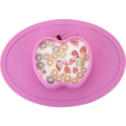 Baby Silicone Bowls Plate Antislip Tableware Silicone Children Food Container Infant Feeding Dishes Kids Self-Feeding Plate