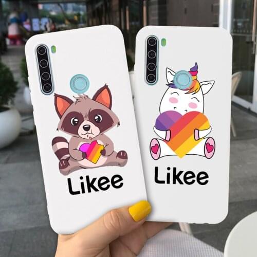 For Redmi note 8 Pro case for Redmi note 8T case likee new style White soft silicone case for Redmi note 8 case TPU cover likee