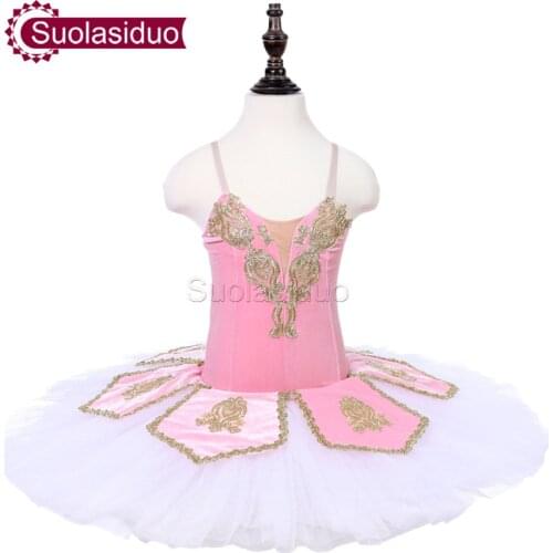 Girls Blue Ballet Tutu Don Quixote Performance Stage Wear Kids Professional Ballet Dance Competition Costumes Women Ballet Skirt