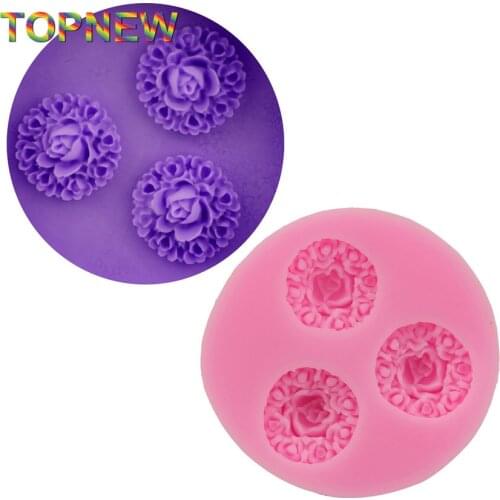HOT DIY Chinese Rose Molds Fondant Chocolate Silicone Mold Candy Moulds Bakeware Food-Grade Pastry Tool C1751 FDA