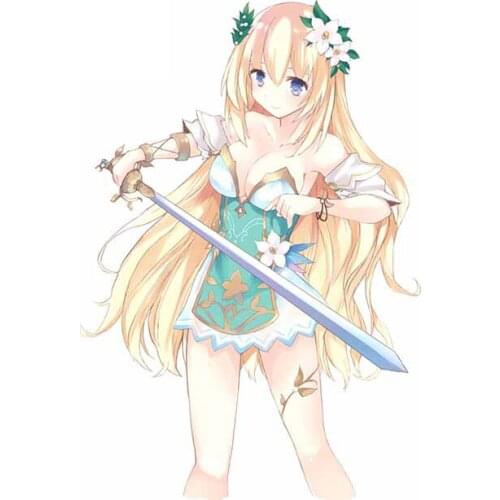 Beauty Beautiful Anime Fine Decal Car Styling Decoration Door Body Window Vinyl Stickers Cartoon Protector Decal Kk14*10cm