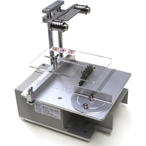 Micro Multi-function Table Saw DIY Mini Small Chainsaw Precision Manual Model Table Saw Desktop Cutting Machine Belt Machine