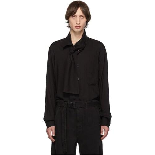 Mens clothing GD Hair Stylist Male Tie Scarf Collar Shirt new arrival plus size Singer costumes