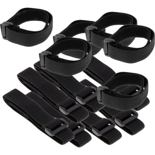 Nylon Hook & Loop Strap Cable Self-adhesive Bike Tie Bicycle Strap Multil Purpose Reusable Fastening Cable Ties