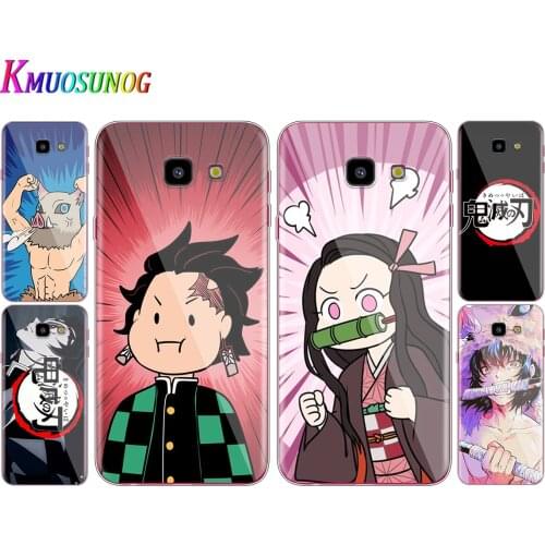 Transparent Cover Anime Demon Slayer For Samsung Galaxy J8 J7 J6 J5 J4 J3 J2 Duo Prime Plus Core 2018 Phone Case