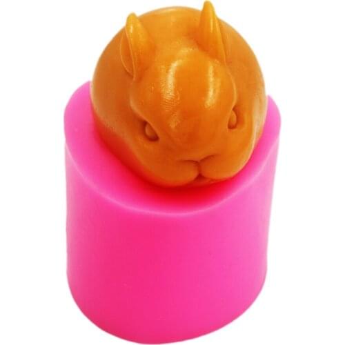 Bunny Rabbit Silicone Soap mold silicone 3D Animal Molds handmade mould DIY Craft molds S643