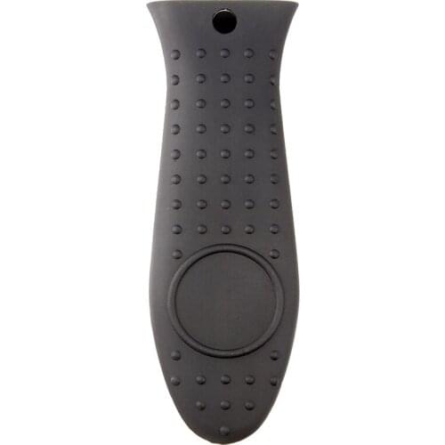 Silicone Hot Skillet Handle Cover Holder Black