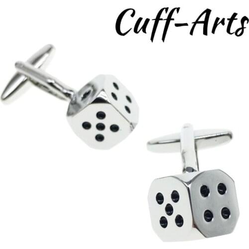 Cufflinks For Men Novelty Dice Cufflinks High Quality Gift For Men Bouton De Manchette Shirt Cufflinks by Cuffarts C10119