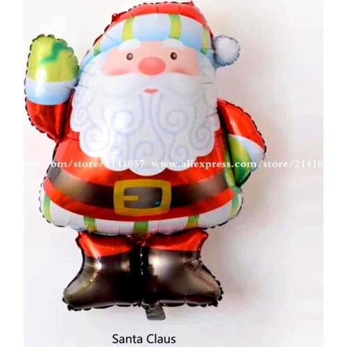 1pcs/lot New 96*78cm large Hello Santa Claus balloon Christmas party event party decorated with hydrogen balloons