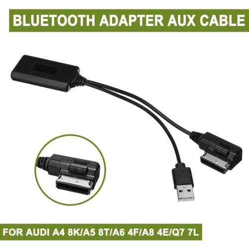 Wireless bluetooth USB AUX In Adapter Cable Music Audio Receiver Adapter For AUDI A5 8T A6 4F A8 4E Q7 7L for AMI MMI 2G Mini