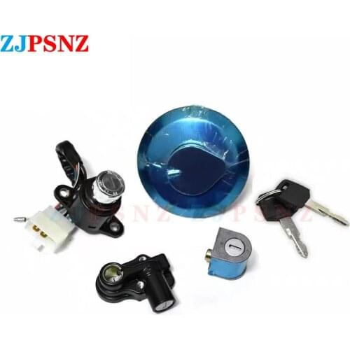 CBT125 Motorcycle Switch Key Faucet Lock Electric Door Lock Fuel Tank Cap Lock 5Wires 125CC Motorcycle ATV Scooters Ignition