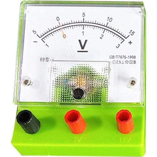 Feichao DIY Ammeter Voltmeter/ Volt Meter Physical Electrical Circuit Experiment Equipment For High School Students