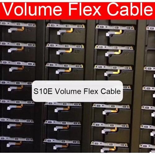 Down And Up Volume Flex Cable For Samsung Galaxy S10e Switch Audo Control Button Flex Ribbon Cable Replacement Repair Parts