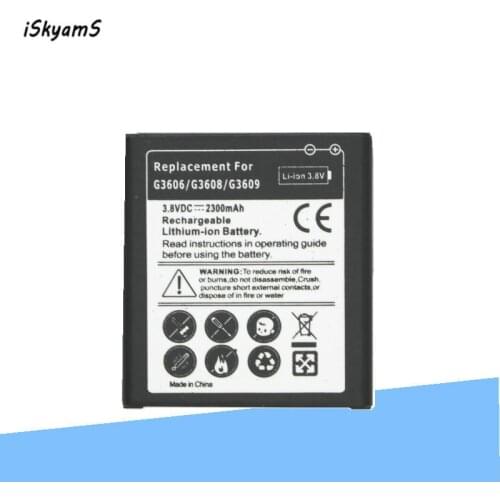 ISkyamS 20pcs/lot 2300mAh EB-BG360CBC Replacement Battery For SamSung Galaxy Core Prime G360 G360F G3608 G3606 G3609