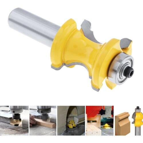 1/2 Inch Concave Nose Shape Line Milling Cutter 1-1/4 Inch Blade for Particle board Multi-Layer Board Solid Wood Medium Fibre