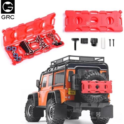 RC Model Car Parts Simulation Decorations Fuel Tank Parts Box 20# with Spare Tire Fixed GAX0132 1/10 Crawler Upgrade Accessories