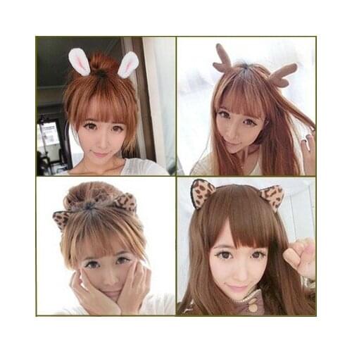 Fashion Christmas Cat Ear Girl Hairband Sexy Rabbit ears Kid Hair Accessories For Women Party Cartoon Headband