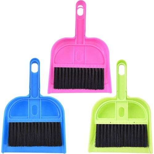 Cleaning Kit Dustpan Broom Sweep Kit For Pets Hamsters Small Pets Chinchillas Guinea Pigs Mini Sleepwear Desktop Sweep