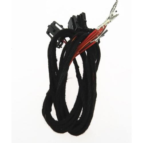 1pcs Car Door Warning Lights Plug Wiring Harness For Passat B6 B7 MK5 MK6 Golf Tiguan Superb SEAT Alhambra 3AD947411 3AD 947 411