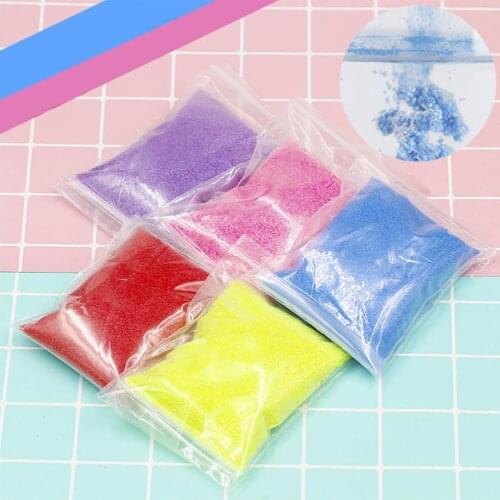 Colorful 100g/bag DIY Not Wet Magic Sand Handmade Toys Non-toxic Magic Mars Space Sand Educational Toy For Kid Gifts Funny 120gC