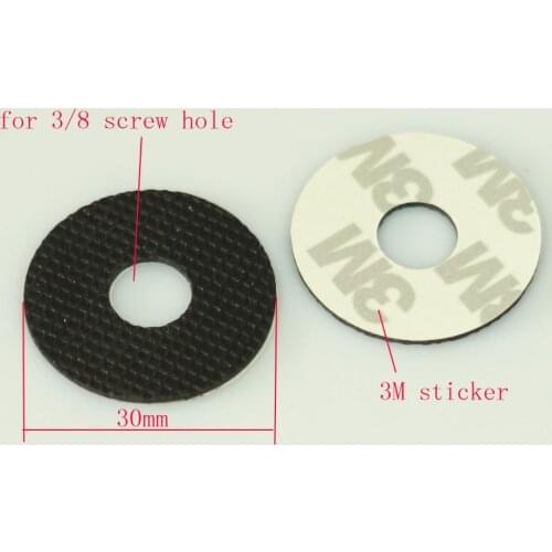 2x 30mm Rubber Washer with 3/8" Hole and 3M adhesive for Tripod / Bracket/5D2