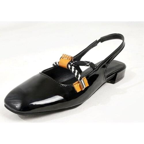 Dropshipping Fashion Summer Women Sandals Comforty Low Heel Shoes Fashion Pure Color Sandals Simplicity Casual Joker Women Shoes