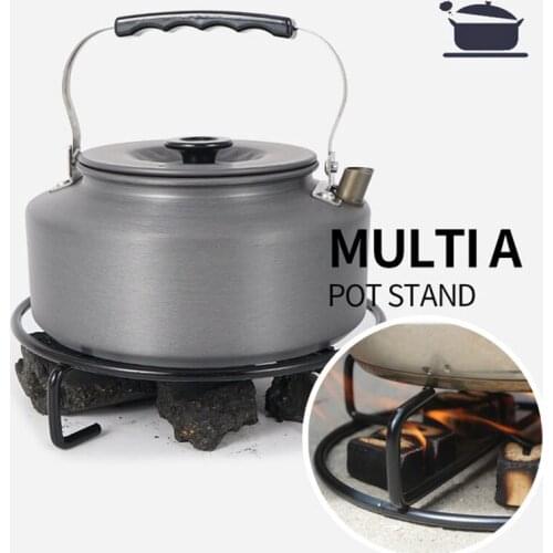 Outdoor multi-purpose iron thermal insulation pot pad for camping multifunctional non-slip iron pot stand