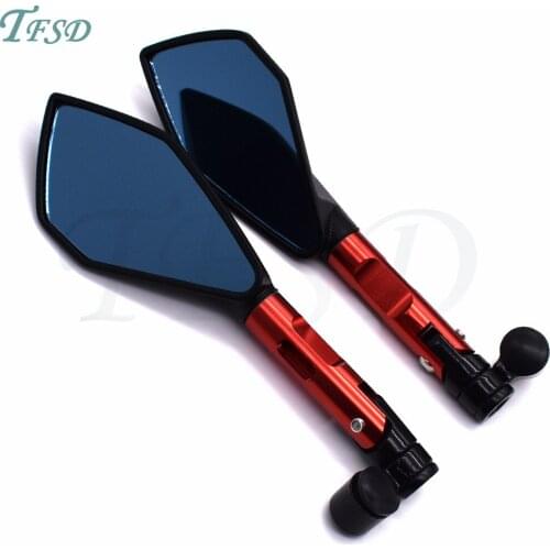 Universal 8mm 10mm Aluminum CNC Motorcycle Motorbike rearview back side rearview mirror colorful for Suzuki GSXR1000 GSR600