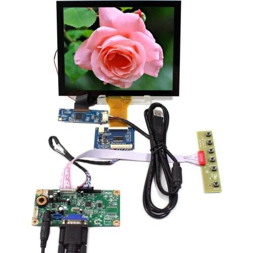 VGA LCD Controller Board 8" 800X600 Capacitive Touch Panel EJ080NA-05A Backlight WLED RT2270C-A VS080TC-A1 8inch LCD Screen