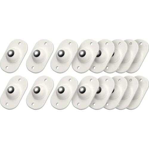 GTBL 360º Rotating Wheels Mini Swivel Casters Wheels,Universal Wheels for Furniture Various Storage Boxes (16 PC)