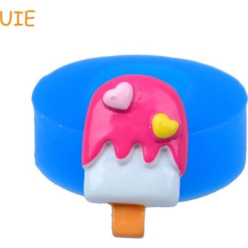 XYL196U 28.8mm Popsicle Flexible Silicone Mold - Ice Cream Bar Mold Resin Polymer Clay Cake Decorating Tools Baking Biscuit Mold