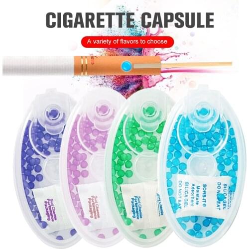 1000pcs Ice Cigarette Pops Beads Mixed Fruit Mint Flavor Cigarettes Popping Capsule For Tobacco Holder Filter Mens Smoking Tool