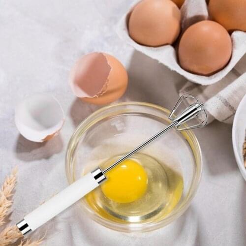 11 Inch Stainless Steel Semi-Automatic Whisk Stirrer Mixing Mixer Egg Milk Beater Kitchen Baking Tool Egg Cream Blending Mixer