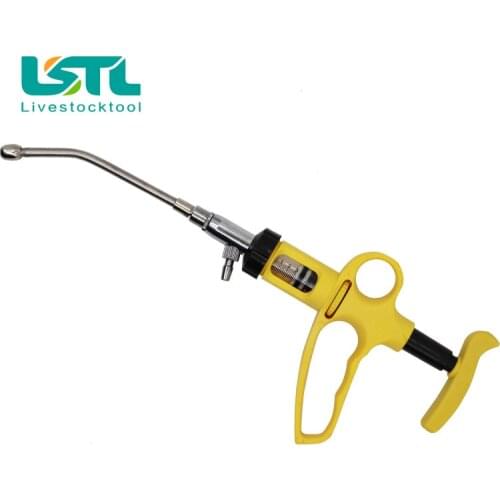 5ML Veterinary Drench Gun Animal Continuous Syringe Injector Infusion Device Pig/cattle/sheep/chicken Vaccine Injection