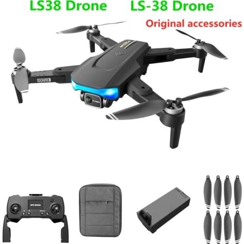 LS38 Drone Battery / Propeller Maple Leaf /For LS-38 Drone Battery Spare Parts 7.4V 2000mAh Flight Time 28Mins