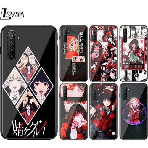 Kakegurui Anime For OPPO Find X3 X2 F19 F17 RX17 F15 R15X K5 K3 K1 R9S F11 F9 F7 F5 Neo Pro Lite Black Soft Phone Case