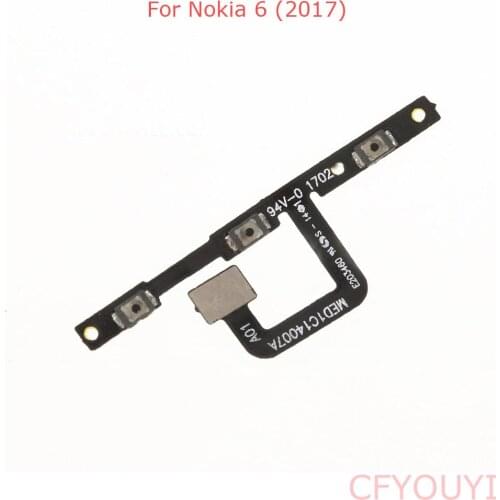 OEM Side Key Power On Off & Volume Buttons Flex Cable Replacement Part For Nokia 6 2017
