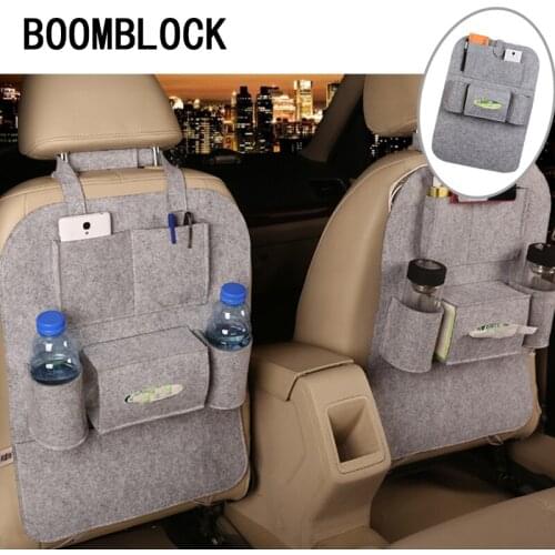 BOOMBLOCK Car Seat Belt Storage Phone Holder For Saab Chevrolet Cruze VW Passat B5 B6 B7 Toyota Corolla 2008 RAV4 Accessories
