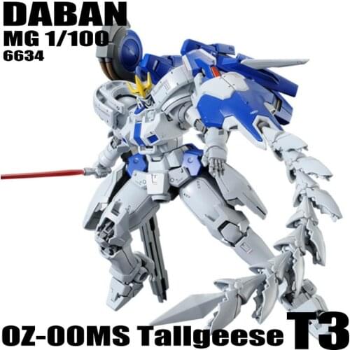 DABAN 6634 MG 1/100 EW OZ-00MS Tallgeese T3 Mobile Suit Assemble Model Kits Action Figures Plastic Model Toys